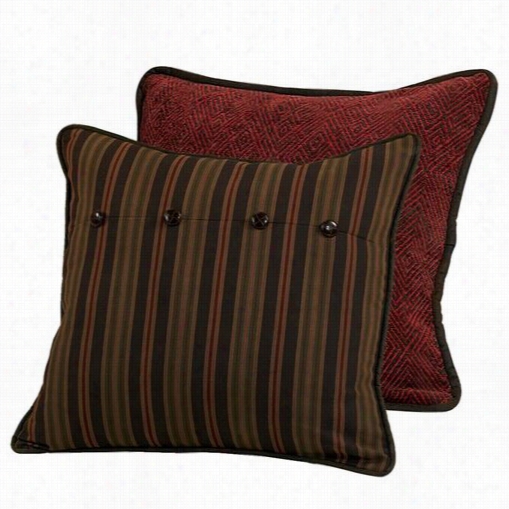 Hiend Accents Lg1849es Wilderness Extended Elevation Euri Sham In Olive/redd /convert Into Leather