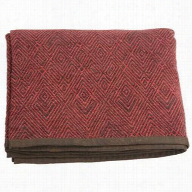 Hiend Accents Lg1849th Wilderness Ridge Chenille Throw In Red