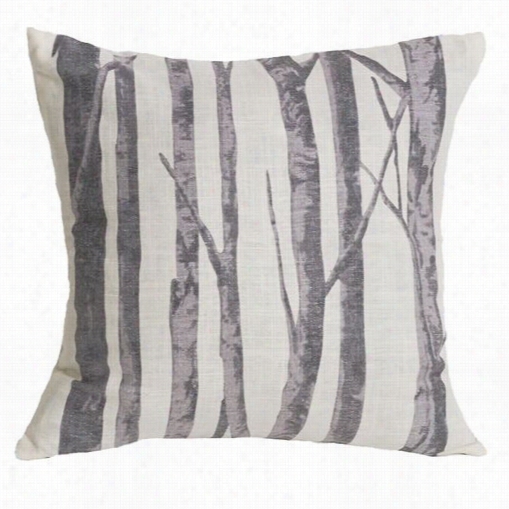 Hiend Accents Pl5122 Whistler Tree Brnches Pillow In Cream