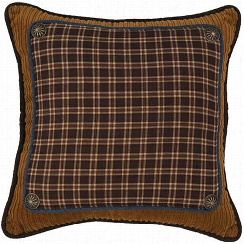 Hiendd Accens Ws3008p3 Ocala Ii 18" X 1 8" Pillow In Tan/brown