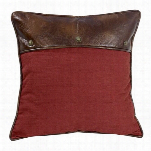 Hiend Accents Ws4066es Ruidoso Red Euro Sham In Red/brown