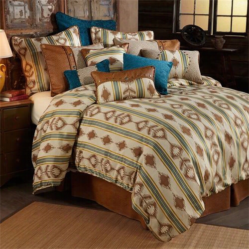 Hjend Language Ws4082-tw-oc Alamosa 68" X 88" Twin Comforter Ser In Ivory Multi