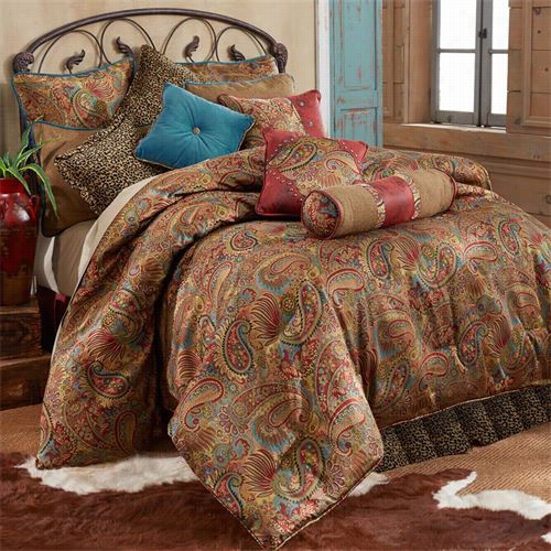 Hiend Accents Ws42887-tw-ct San Angelo Twin 3 Piece Comforter  Seet