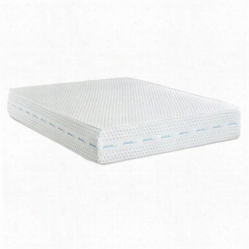 Klaussner 012013298190 Blue Mist Blue Queen Mattress Foun Dation And Foam Mattress