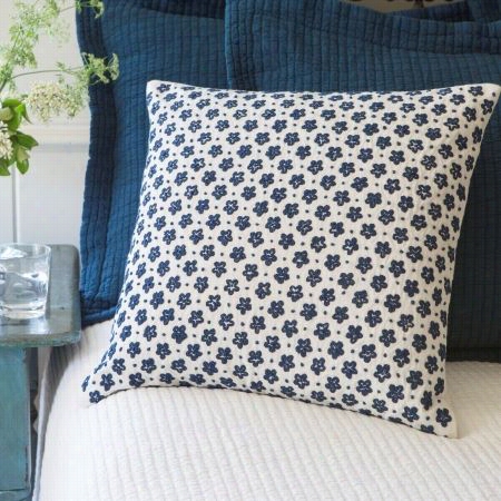 Taylor Linens 1021iannie-emb Anniebelle Pillow In Indigo