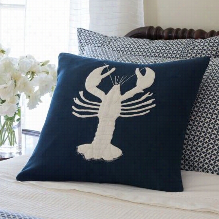 Taylor Linens 1021ilobst-lt Linen Lobster Pillow