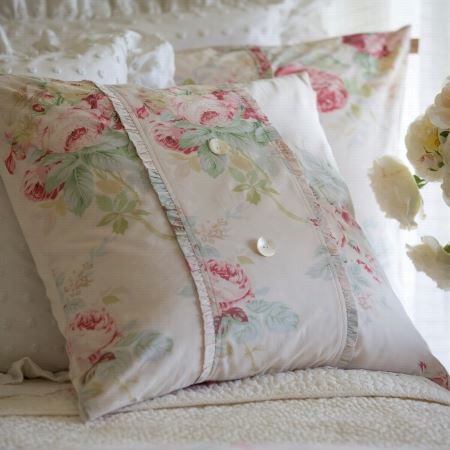 Taylor Linens 1021pshore-lt Shore Rose Porch Pillow