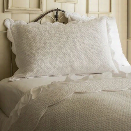 Taylor Linens 1033sophie-ks Sophie King Sham In White