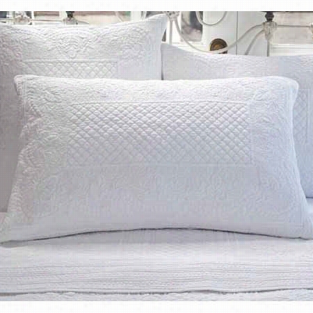 Taylor Linens 1033wa Big-ks Abigail King Sham In White