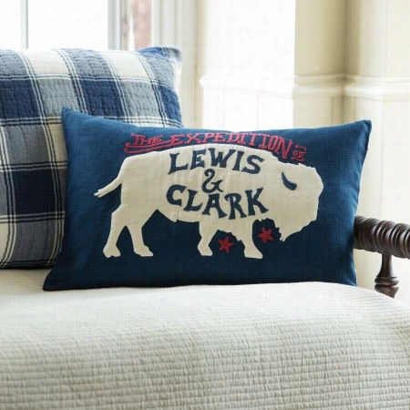 Taylor Linenns 1063lewis-emb Lewis And Clark Pillow