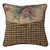 HiEnd Accents LG1880P4 Crestwood Pinecone Envelope Pillow in Tan/Green