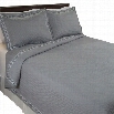 Lavish Home 66-10050-FQ Full/Queen 3 Piece Valencia Embroidered Quilt Set in Gray