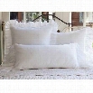 Taylor Linens 1033DAIS-BOL Daisy Dot Bolster Pillow (filled) in White