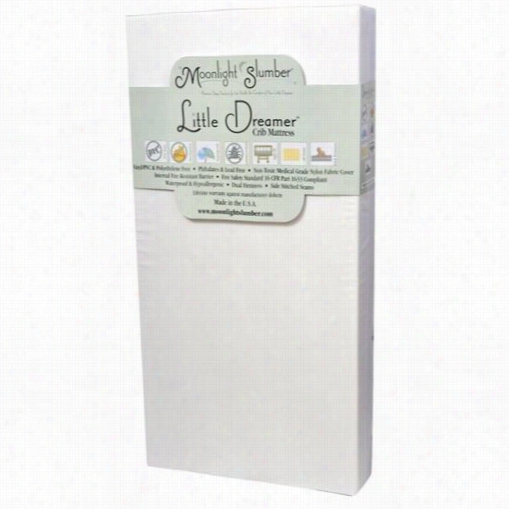 Moonlight Slumber Ldmr401f L It Tle Dreamer All Foam Full Mattress - Dual Firmness Inwhite