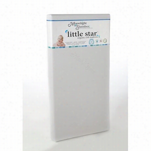 Moonllight Slumebr Lstr100 Little Star Organicc Latex Foam Crib Mattress - Dual Firmness In White