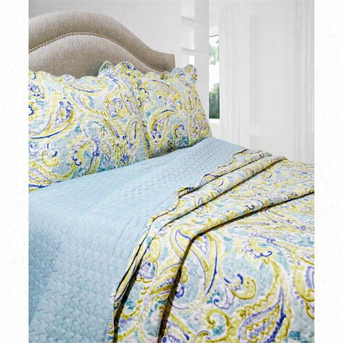 Pegasus Home Fashions 4500jacq-4k Vintage Jacqueline King Quilt/sham Set