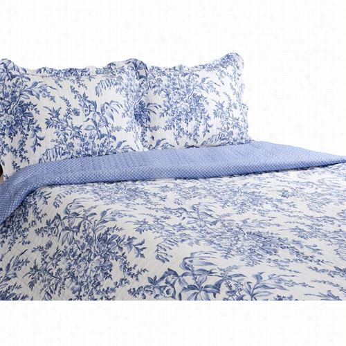 Pegasus  Home Fashions 4500vc Ali-4k Vintage Ali Reversible King Quilt/sham Set