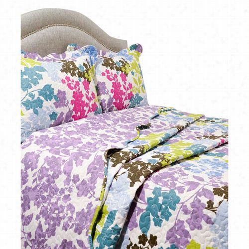 Pegasus Home Fashions 4500vcdanie-4k  Vintage Danielle King Quilt Plus Sham Set