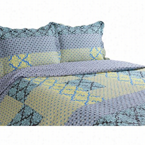 Pegasus Close Fashions 4500vcvan-4k Vnitage Collection King Quilt Set