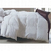 Downright BERN-Q-WN-HUN Bernina 86" x 86" 46oz 650 Fill Power White Goose Down European Comforter