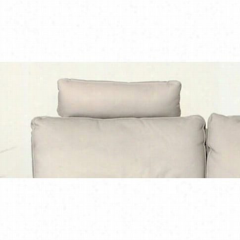 Beverly Hills Furniture Modi-headrest Modi Optional Addditional Headrest In Light Gray For Modi Sectional