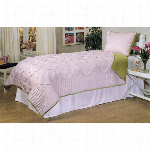 Hallmart Collectibles 61049 Princess Pearl Twin 2 Ieces Comforter Set