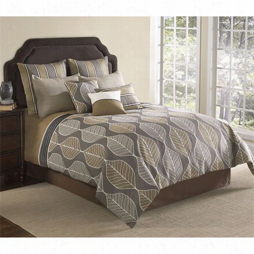 Hallmart Collectibles 64296 Branson 9 Piece Queen Comforter Set