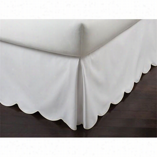 Peacock Alley  Piq-5cks Pique Scalloped 72" X 84" California King Bedskirt