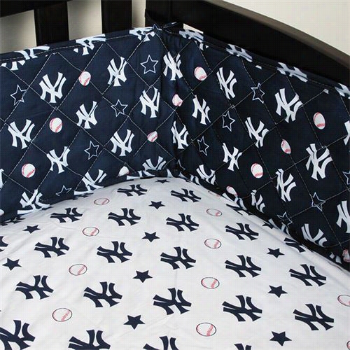 Sports Coverage03mfcrb3yanstan Ml New York Yankees Micro Fiber Crib Bumper In Midnight