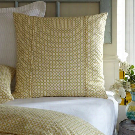 Taylor Linens 0131dcharles-es Charleston Euro  Sham In Dijon Yellow