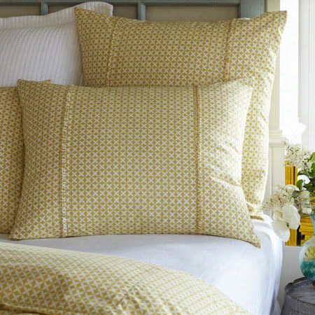 Taylor Linens 103dcharles-ss Charlesston Standard Sham In Dijoon Yellow