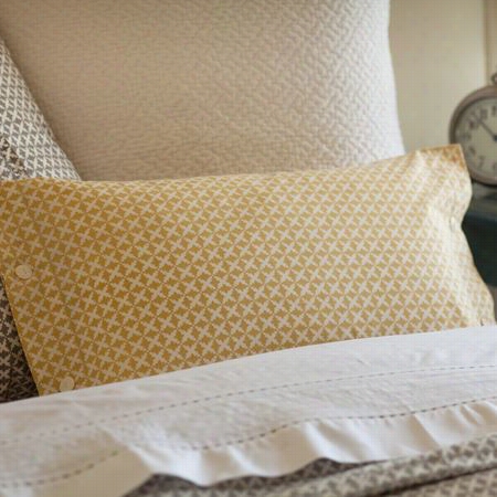 Taylor Linens 613dcharles-bou Charleston Boudoir Pillow In Ddijon Yellow