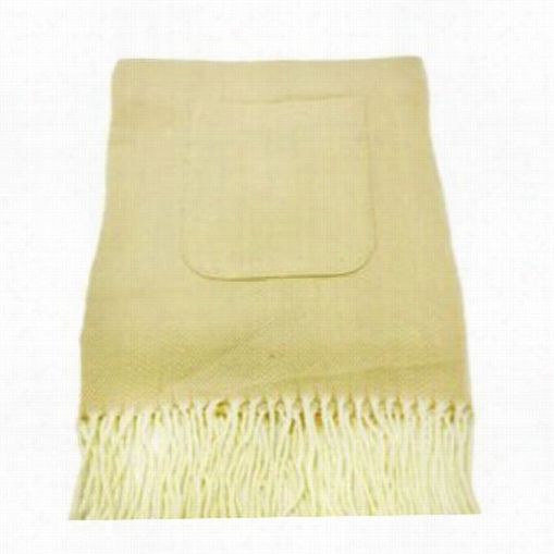 Woven Workz073-01 Form Wrap Throw In Cream