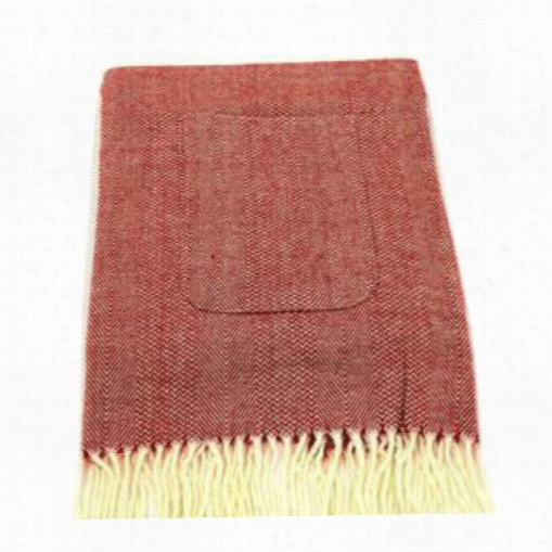 Woven Workz 073-017 Fashion Wrap Throw In Red