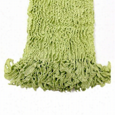 Woven Workz 109-018 Charlotte Ruffled Throw In Willow