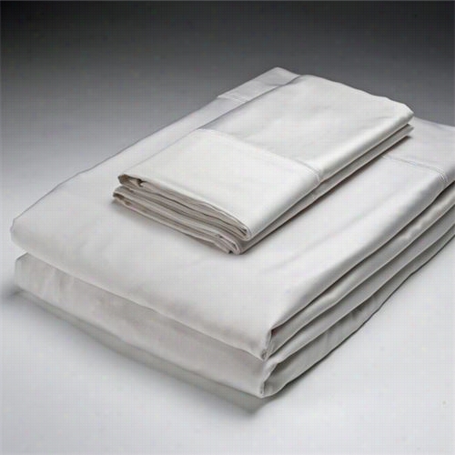 Home Source 50500qn Bamboo 4 Piece Queen Sheet Set In White