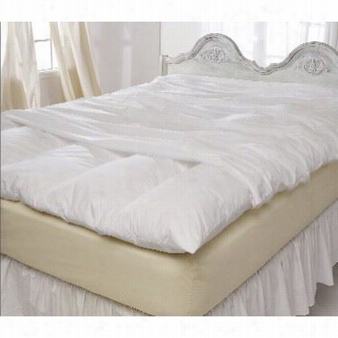 Pacifi Ccoast 159  Feather Cal King Size Bed Cover With Zip Closurein White