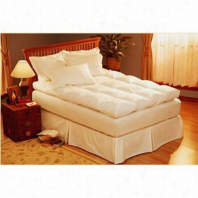 Pacific Cost 55875 Baffle Box Filled Size Feather Bed In White