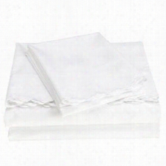 Pezcock Alley Cal-2ckf-wht Calypso Cal King Fitted Sheet In White