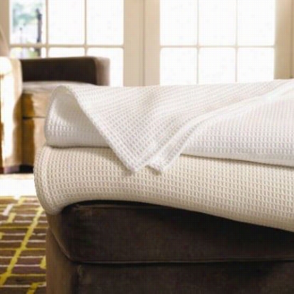 Peacock  Alley Riv-k-pea Riviera King Blanket In Pearl