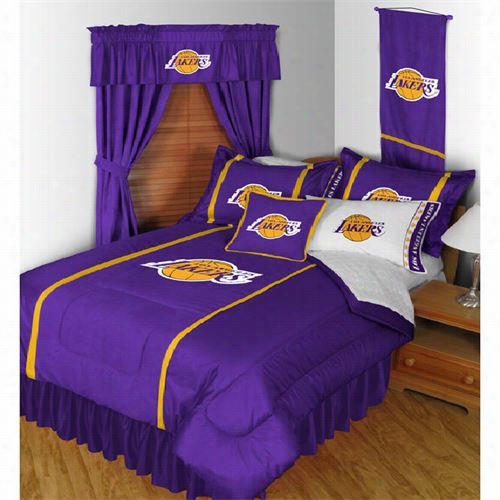 Sports Coverage 02jsco2mlakquen Nba Los Angeles Lakers Uqeen Sidelines Comforter