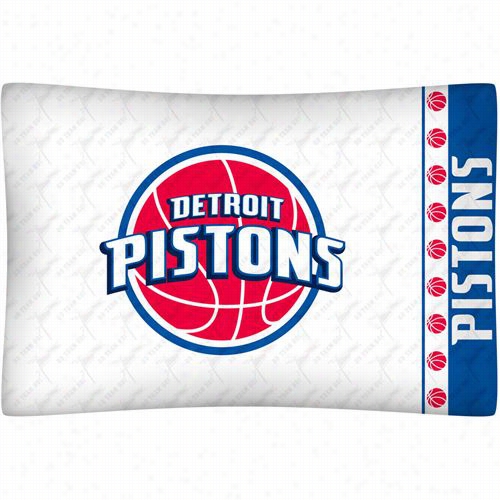 Sports  Coverage 02mfpcs2pisstan Nba Detroit Pistons Micro Fiber Pillow Case