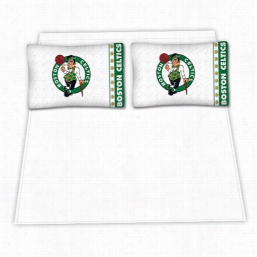 Sports Coverage 0m2 Fshs2celtwin Nba Boston Celtics Micro Fiber Win  Bed Sheet Set