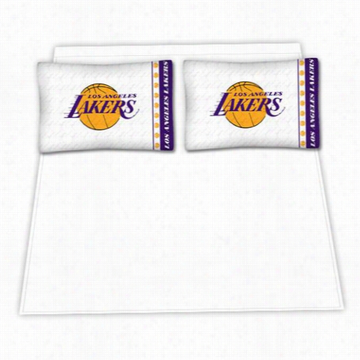 Sports Coverage 02mfshs2laktwin Nba Los Angeles Lakers Micro Fiber Twin Bed Sheet Set