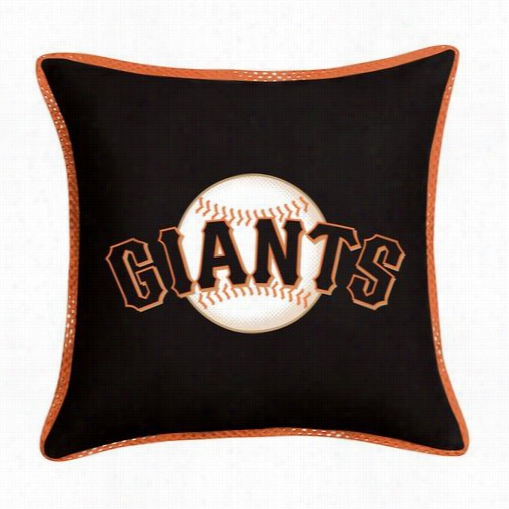 Sports Coveragw 003jssdl3gia1818 Mlb San Francisco Giants Sidelines Toss  Pillow