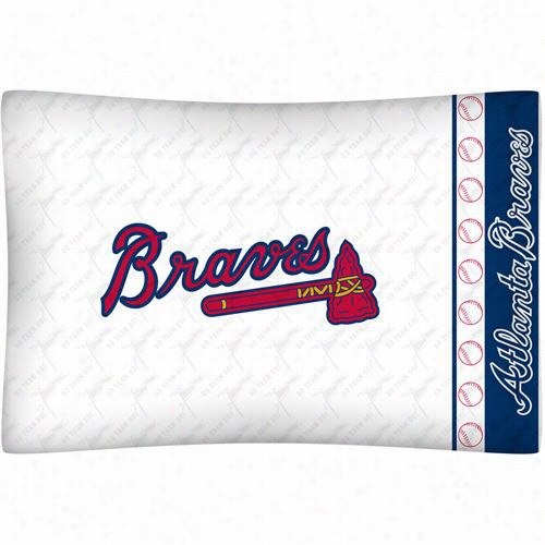 Sorts Coverage 03mfpcs3rbastan Mlb Atlanta Braves Micro Fiber Pillow Case