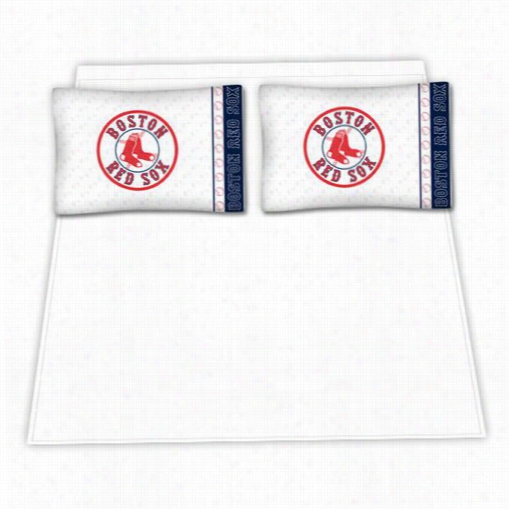 Sports Coverage 03mfshs3rsxtwwin Mbl Boston Red Sox Micro Fiber Twin Bed Sheet Set