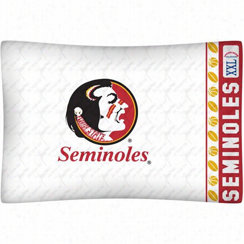 Sports Coverage 04mfpcs4flsstan Caa Florida State Seminoles Micro Fiber Pillow Case