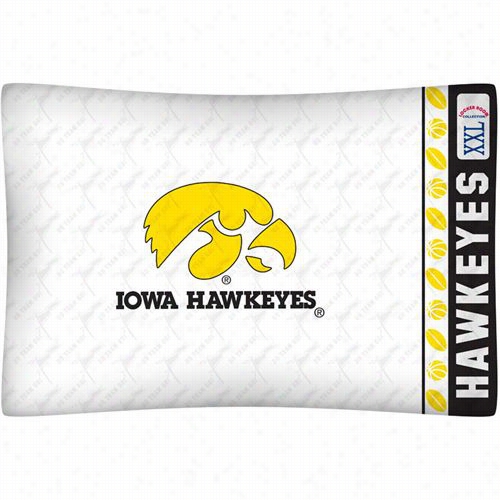 Sport Coverage 04mfpcs4iustan Ncaa Iowa Hawkeyes  Micro Fiber Pillow Case