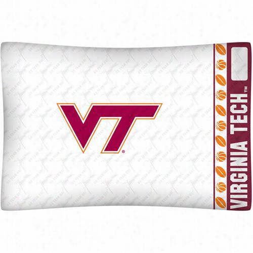 Sports Coverage 04mfpcs4vaatstan Ncaa Virginia Tech Hokies Micro Fiber Pillo Case